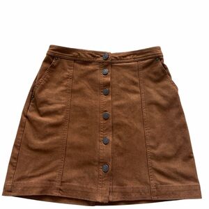 Abercrombie & Fitch suede mini skirt